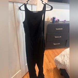 Abercrombie & Fitch Black Sleeveless Jumpsuit